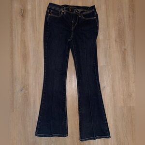Classic dark blue Flared Women's Jeans
